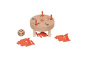Brettspiele - Goki Wooden Dice Game in Cotton Storage Bag - 56295