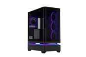Gehäuse - ASUS PRIME AP304 TG ARGB BLACK - Gehäuse - Miditower - Schwarz - 90DC0110-B10000