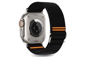 Smartwatch - Accessories - Tech-Protect Nylon Slip Strap for Apple Watch 44 / 45 / 46 / 49 mm - Black - 5906302368853