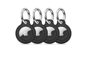 Handys - Cover & Cases - Tech-Protect Rough 4-pack Case for Apple AirTag 1/2 - Black - 5906302368938