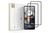 Handys - Schutzfolie - Tech-Protect  Glass Fit+ 2-pack Tempered Glass for Motorola Moto G56 5G - Black - 5906302368969