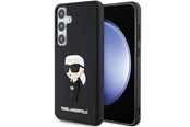 Handys - Cover & Cases - Karl Lagerfeld 3D Rubber Ikonik case for Samsung Galaxy S24 - black - 3666339241995