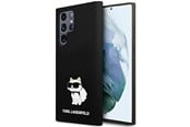 Handys - Cover & Cases - Karl Lagerfeld Silicone Choupette case for Samsung Galaxy S24 Ultra - black - 3666339242343