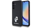 Handys - Cover & Cases - Karl Lagerfeld Saffiano Karl&Choupette Pin case for Samsung Galaxy A35 - black - 3666339259464