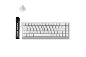 Tastaturen - MCHOSE Ace 68 Ice Blue Magnetic Hall Effect Magnetic - Gaming Tastatur (TKL) - 65% - Englisch (US) - Weiss - HW-Ace68-15