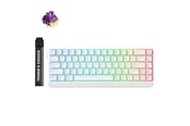 Tastaturen - MCHOSE Ace 68 TTC Dragon Lord Hall Effect Magnetic - Gaming Tastatur (TKL) - 65% - Englisch (US) - Weiss - HW-Ace68-32