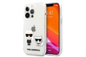 Handys - Cover & Cases - Karl Lagerfeld Transparent Karl & Choupette Case for iPhone 13 Pro / 13 - Transparent - 3666339027391