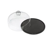 Küchenzubehör - Zassenhaus Käseglocke 28cm schwarzer Boden - Z053692