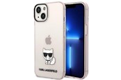 Handys - Cover & Cases - Karl Lagerfeld Transparent Choupette Body Case for iPhone 14 Plus / 15 Plus 6.7" - Pink - 3666339076481