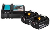 Akkus & Ladegeräte - Makita 1914J6-4 Battery and charger set 2 x 5Ah 18V - 1914J6-4