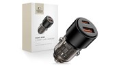 Handys - Adapter und Ladegeräte - Tech-Protect CC03 95W Car Charger 2-Ports USB-A / USB-C - Black - 5906302361670