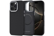 Handys - Cover & Cases - Tech-Protect Ion Carbon MagSafe Case for iPhone 16 Pro Max - Black and Gray - 5906302363315