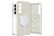 Handys - Cover & Cases - Tech-Protect  Silicone MagSafe Case for Samsung Galaxy S26 - Beige - 5906302390304