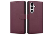 Handys - Cover & Cases - Tech-Protect Wallet Case for Samsung Galaxy S26 - Burgundy - 5906302390366