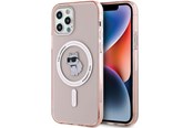 Handys - Cover & Cases - Karl Lagerfeld IML Choupette MagSafe case for iPhone 12/12 Pro - pink - 3666339283193