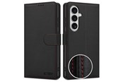 Handys - Cover & Cases - Tech-Protect Wallet Case for Samsung Galaxy S26 - Black & Red - 5906302390403