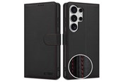 Handys - Cover & Cases - Tech-Protect Wallet Case for Samsung Galaxy S26 Ultra - Black & Red - 5906302390410