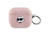 Handys - Anderes Zubehör - Karl Lagerfeld Monogram Choupette Head case for AirPods 3 - pink - 3666339283735