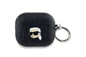 Handys - Anderes Zubehör - Karl Lagerfeld Monogram Karl Head case for AirPods 3 - black - 3666339283650