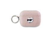 Handys - Anderes Zubehör - Karl Lagerfeld Monogram Choupette Head case for AirPods Pro 2 - pink - 3666339283742