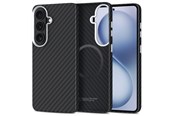 Handys - Cover & Cases - Tech-Protect Ion Carbon MagSafe Case for Samsung Galaxy S26 - Black and Silver - 5906302390519
