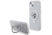 Handys - Cover & Cases - Karl Lagerfeld KLHMP15MHMRSKCH iPhone 15 Plus / 14 Plus 6.7" white/white hardcase Ring Stand Karl&Choupette MagSafe - 3666339168889