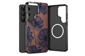 Handys - Cover & Cases - Tech-Protect Lamano MagSafe Case for Samsung Galaxy S26 Ultra - Brown and Purple - 5906302390700