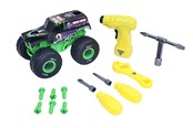 Spielzeugauto - Monster Jam Mechanix 1:18 Build N ReBuild Grave D - 5004584
