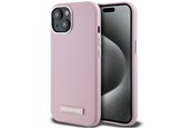 Handys - Cover & Cases - Karl Lagerfeld FW Metal Plate MagSafe iPhone 15 Case - Pink - 3666339255305