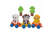 Bausets - Abrick Ecoiffier Farm Animals Block Train - 250 pieces. - 1369