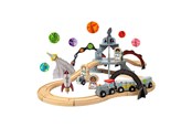 Holzspielzeug - Bigjigs Wooden Space Train Set - 40 pcs. - BJT614