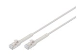 Netzwerk - Kabel - DIGITUS patch cable - 30 cm - grey - Grau - DK-1632-A-003B