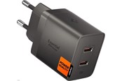 Handys - Adapter und Ladegeräte - Spigen Essential 47W Wall Charger | 2x USB-C | Gunmetal - ACH10450
