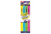 Kreativ-Spiele - Crayola Clicks Retractable Highlighters 4 Pcs - 58-8390
