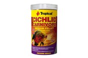 Fische - Tropical Cichlid Carnivore Medium Pellet 1000 ml. / 360 g. - TP60766