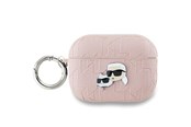Handys - Anderes Zubehör - Karl Lagerfeld Monogram Karl & Choupette Head case for AirPods Pro 2 - pink - 3666339283704