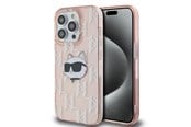 Handys - Cover & Cases - Karl Lagerfeld IML Choupette Head & Monogram case for iPhone 14 Pro Max - pink - 3666339286132