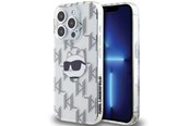 Handys - Cover & Cases - Karl Lagerfeld IML Choupette Head & Monogram case for iPhone 15 Pro Max - transparent - 3666339286316