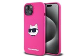 Handys - Cover & Cases - Karl Lagerfeld Silicone Choupette Head MagSafe Case for iPhone 15 Plus / 14 Plus - Pink - 3666339257415