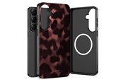Handys - Cover & Cases - Tech-Protect Lamano MagSafe Case for Samsung Galaxy A36 / A37 5G - Black & Brown - 5906302392407