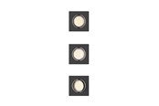 Lampen - Philips Peridot Rec Kit Sq Aj 7W BL 3pk - 929004669601