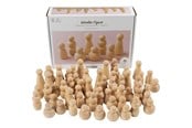 Holzspielzeug - Creativ Company Wooden Shapes 5-8cm - 90 pcs. - 544184