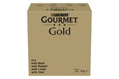 Katzen - PURINA NESTLE GOURMET GOLD Mus Mix 4 Flavors - wet cat food - 96x85g - 7613038519326