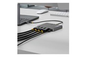 Dockingstationen - StarTech.com Startech - docking station - USB-C / Displayport - 4 x DP - TAA Compliant - QUAD-USB-DP-ADAPT