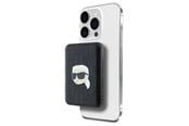 Powerbank (Akku) - Karl Lagerfeld Powerbank inductive KLPB5FPGKSKIHK 16W 5000mAh black/black Karl Head Pin MagSafe - 5000 mAh - 3666339283933