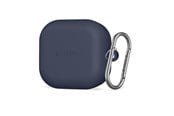 Handys - Cover & Cases - Tech-Protect Silicone Hook Case for Samsung Galaxy Buds 4 / 4 Pro - Navy Blue - 5906302392889