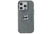 Handys - Cover & Cases - Karl Lagerfeld KLHMP15XHLSCHK iPhone 15 Pro Max 6.7" black/black hardcase IML Metal Choupette Head MagSafe - 3666339284633