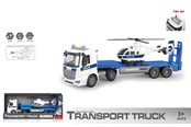 Spielzeugauto - Masen Transportbil m/lys lyd & helikopter - 22106