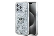 Handys - Cover & Cases - Karl Lagerfeld Liquid Glitter Karl Head MagSafe case for iPhone 15 Pro Max - transparent - 3666339285616