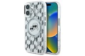 Handys - Cover & Cases - Karl Lagerfeld IML Monogram Karl & Choupette Head MagSafe iPhone 16 Case - Clear - 3666339318482
